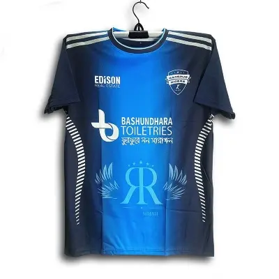 Picture of Rangpur Rangers Short sleeve BPL Cricket Jersey For Men - Half Sleeve BPL Jersey - Rangpur Jersey 2026