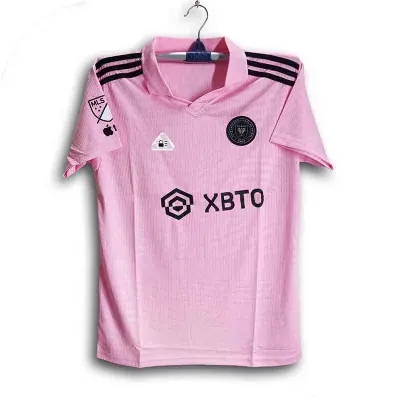 Picture of Inter Miami Thai Premium Football Jersey For Men - Half Sleeve Collar Polo Club Jersey - Inter Miami Jersey 2026