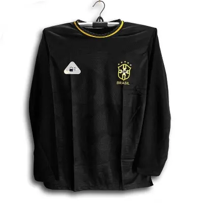 Picture of Brazil Full sleeve Football Jersey For Men - Long Sleeve Jersey - Brazil Jersey 2026