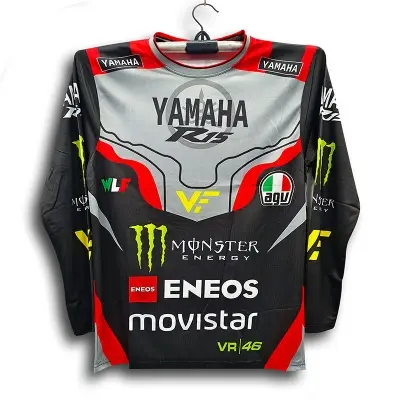 Picture of Yamaha R15 Full Sleeve Bike Jersey For Men - Eneso Jersey - Yamaha Bike Jersey 2026/27