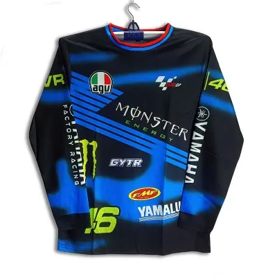 Picture of Monster 46 Full Sleeve Bike Jersey For Men - Bike T Shirt - Monster 46 Bike Jersey