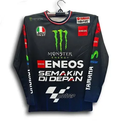 Picture of Monster Full Sleeve Bike Jersey For Men - Yamaha Bike Jersey - Monster Bike Jersey 2026/27