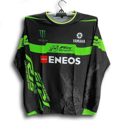 Picture of Yamaha R15 Full Sleeve Bike Jersey For Man - Bike T shirt for Men - Yamaha  R15 Bike Jersey 2026/27