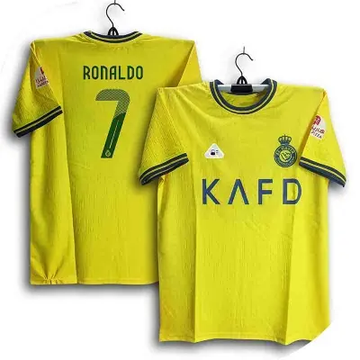 Picture of Ronaldo 7 Thai Premium Football Jersey For Men - Half Sleeve - Al Nassr Jersey 2026/27