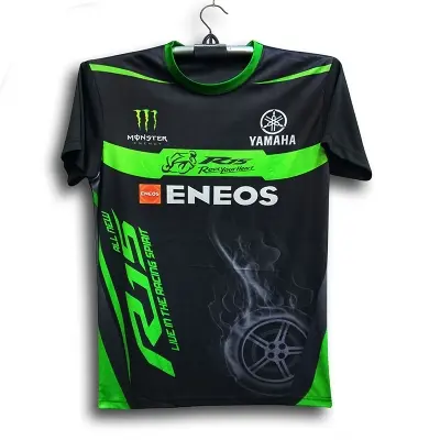 Picture of Yamaha R15 Short Sleeve Bike Jersey For Men - Yamaha R15 BIke Jersey
