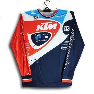 Picture of KTM Full Sleeve Bike Jersey For Men - ktm ppg 4prt Bike T Shirt - KTM Jersey 2026-27