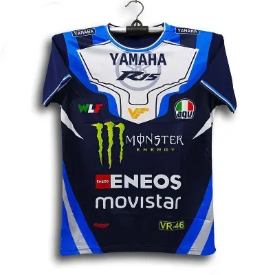 Picture of YAMAHA R15 Short Sleeve Bike Jersey For Men - Monster Jersey - Yamaha Bike Jersey