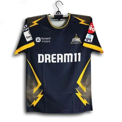 Picture of Gujarat Titans Thai Premium IPL Jersey For Men - GT IPL Jersey - Gujrat Cricket Jersey 2025-26