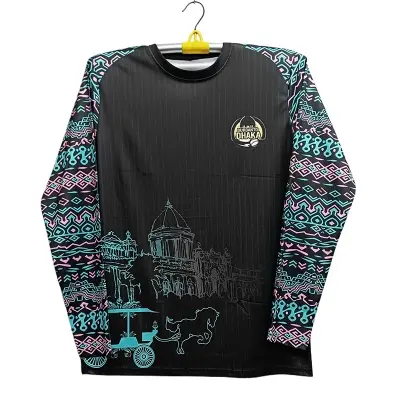 Picture of Durdanto Dhaka Training Jersey For Man - Full Sleeve BPL Cricket For Man - Dhaka BPL Jersey 2026
