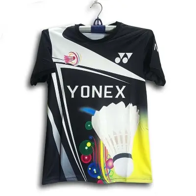 Picture of YOUNEX Short Sleeve Premium Badminton Jersey For Men - Half Sleeve - Yonex Jersey 2026/27