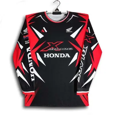 Picture of Honda X Blade Full Sleeve Bike Jersey For Men - Honda Bike T Shirt - Honda Jersey 2026-27