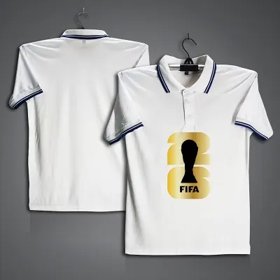 Picture of Fifa Football Jersey For Men - Half Sleeve Collar Polo t shirt - Fifa T shirt 2026-27