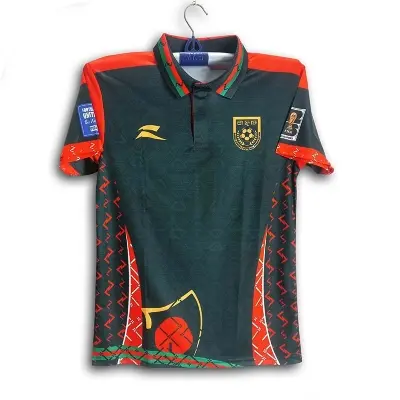 Picture of B-D Short Sleeve Polo Thai Premium Football Jersey For Men - Half Sleeve Collar Polo t shirt - Bangladesh Fan Jersey 2026