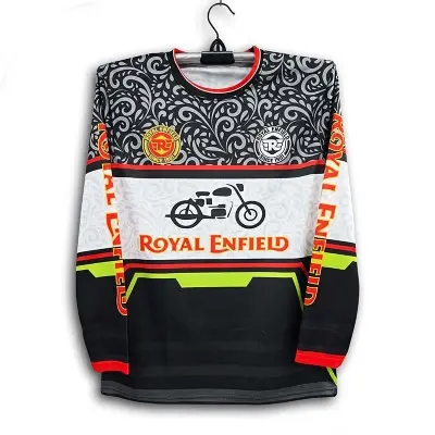 Picture of Royal Enfield Full Sleeve Premium Bike Jersey for Man - Long Sleeve - Royal Enfield Bike Jersey