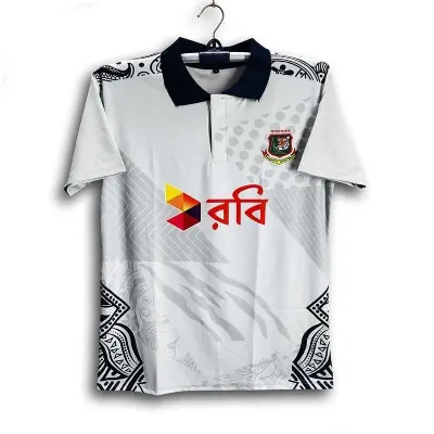 Picture of Bangladesh Cricket Training Jersey For Men - Half Sleeve Collar Polo Training Jersey - Bangladesh Cricket Jersey 2026