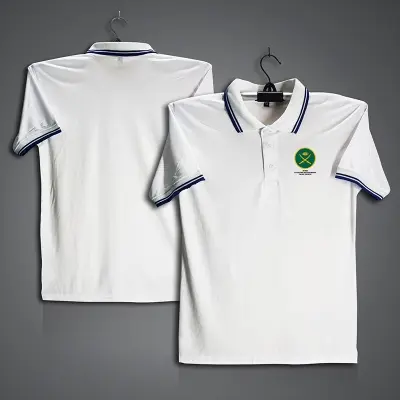 Picture of In War In Peace Jersey For Men - Half Sleeve Collar Polo t shirt - Army T shirt