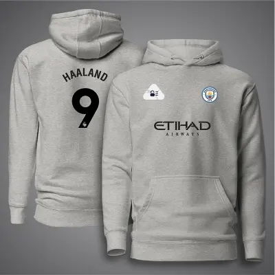 Picture of Manchester City Football Hudi For Man - Haaland 9 Premium Hoodies For Man - Manchester City Hoodie