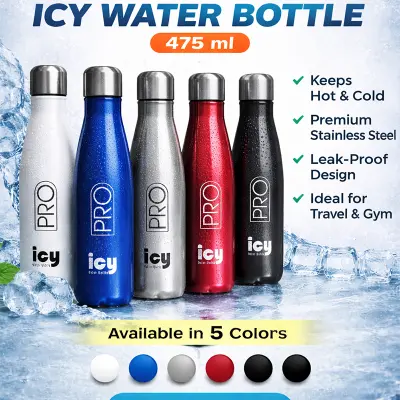 Picture of RFL SS Cola Icy Water Bottle 475ml – Stainless Steel Insulated Leak-Proof Travel Bottle for Hot & Cold Drinks