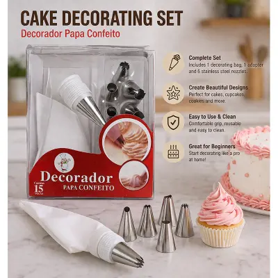 Picture of Cake Decorating Set/ Decorador Papa Confeito/Cake decorating tools