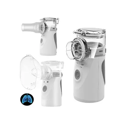 Picture of Mesh Portable Nebulizer - Handheld Mesh Atomizer Machine for Home Daily Use, Ultrasonic Nebuliser Personal Inhalers for Breathing Problems/ Mesh Atomizer Nebulizer