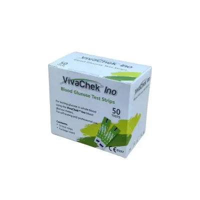 Picture of VivaChek Ino Blood Glucose 50 Test Strips