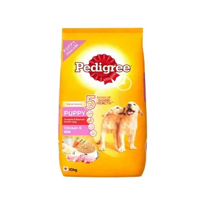 Picture of Pedigree Puppy Dry Dog Food, Chicken & Vegetables, 10kg Pack