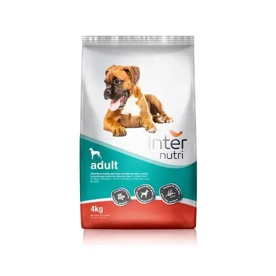 Picture of INTERNUTRI Adult Dry Dog Food Premium Quality 4kg Pack, Made in Portugal