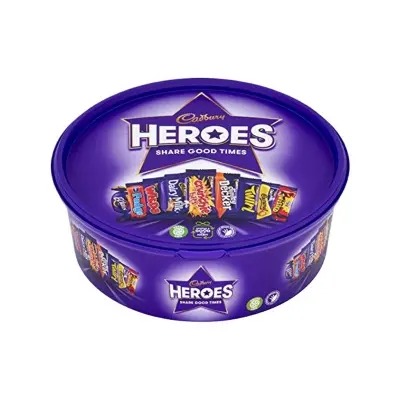 Picture of Cadbury Heroes Chocolates Tub 600gm Box, Made in UK