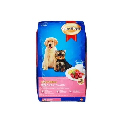 Picture of Smart Heart Puppy Dog Food Beef & Milk 3Kg Pack