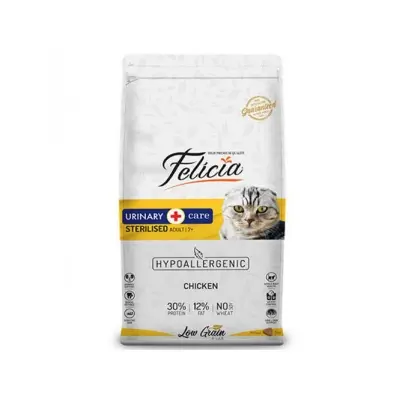 Picture of Felicia Low Grain Sterilized Urinary Cat Food With Chicken 2kg Pack