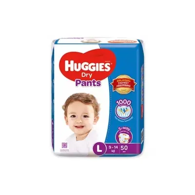 Picture of Huggies Large Pants System Baby Diaper, Made in Malaysia