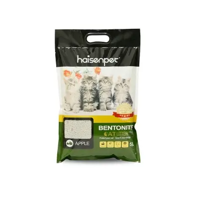 Picture of HaisenPet Bentonite Cat Litter Apple Flavor 5 Ltr