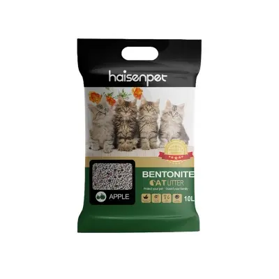 Picture of Haisenpet Bentonite Cat Litter Apple Flavor 10 Ltr - Cat Litter