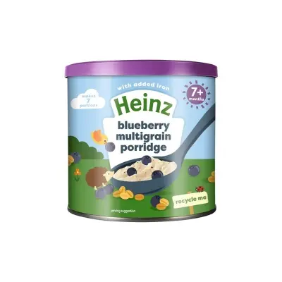 Picture of Heinz Blueberry Multigrain Porridge 7+ Months 220gm, Made in UK