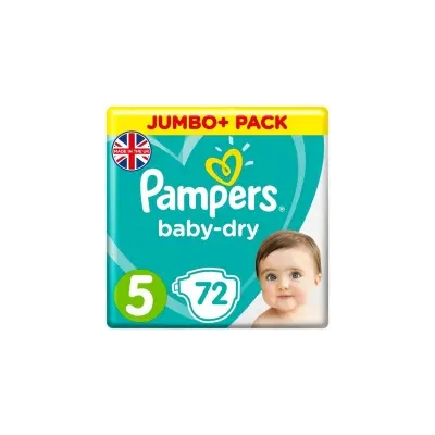 Picture of Pampers Baby Dry Size 5 Belt 11-16kg 72pcs (UK)