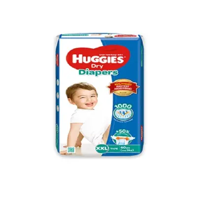 Picture of Huggies Dry XXL Belt Diaper 14-25Kg - 40 Pcs (Malaysia)