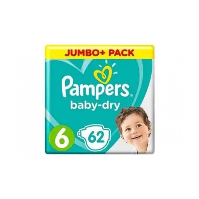 Picture of Pampers Baby Dry Size 6 Belt 13-18kg 62 pcs (UK)