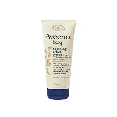 Picture of Aveeno Baby Soothing Relief Emollient Cream 200ml, Made in France