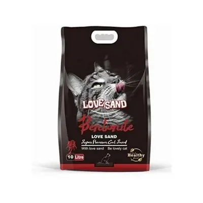 Picture of BENTONITE Clumping Love Sand Cat Litter Rose 10L