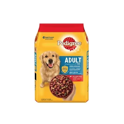 Picture of Pedigree Adult Dry Dog Food 20kg Pack, Made in Thailand