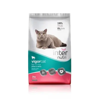 Picture of Internutri Vitality Cat Dry Cat Food Chicken & Fish Flavour 2Kg Suitable for Adult and Kitten Cat