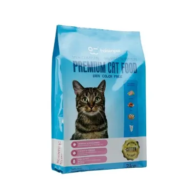 Picture of New Haisenpet Premium Kitten Food Chicken, Fish, Egg & Milk 3KG Pack