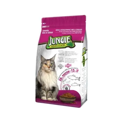 Picture of Jungle Adult Cat Food Salmon Fish 1.5kg, Premium Quality, Made in Turkey