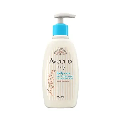 Picture of Aveeno Daily Care Baby Hair & Body Wash for Baby Skin 300ml, UK