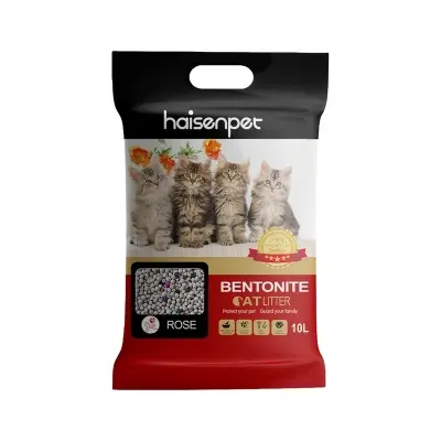 Picture of Haisenpet Cat Litter 10L Rose Flavour Pack
