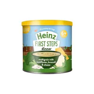 Picture of Heinz First Steps Multigrain with Cauliflower, Broccoli and Cheese, 6 months +, 200g Uk