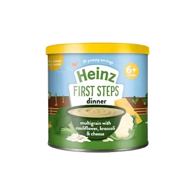 Picture of Heinz First Steps Multigrain with Cauliflower, Broccoli and Cheese 6 months + 200g Uk