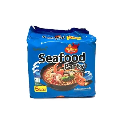 Picture of Samyang Seafood Party Ramen Noodles -125g (Pack Of 5)
