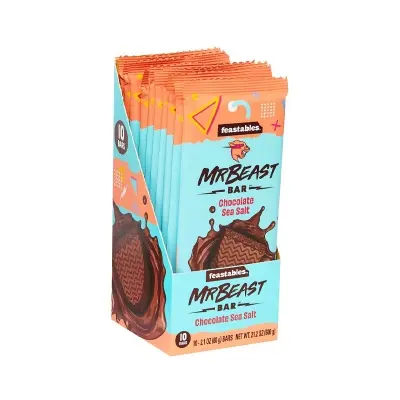 Picture of Feastables MrBeast Chocolate Sea Salt Bars