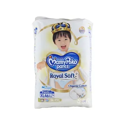 Picture of MamyPoko Pants Royal Soft XL 46 Boys Diaper, Made in Indonesia
